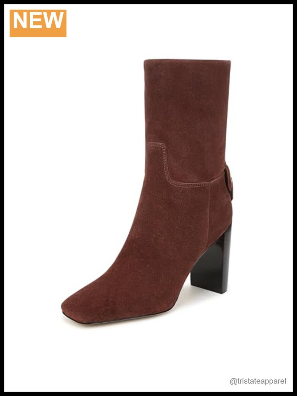 Franco Sarto Women's Flexa Giuli Ankle Booties Leather Square Toe Zip